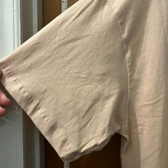 🐻Size L - EPTM - NWT Short Sleeve Knit Pullover w/Zipper Trim - Picture 3 of 7